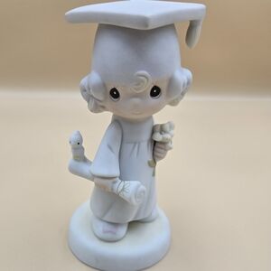 Precious Moments White Graduation Girl Figurine